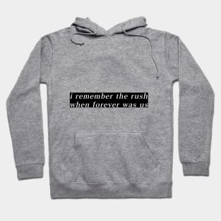 Simple Song Quote Hoodie